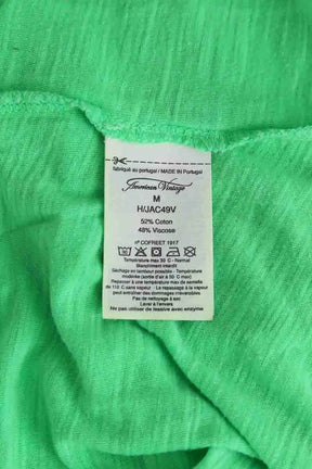 Top sans manche American Vintage Vert en Coton