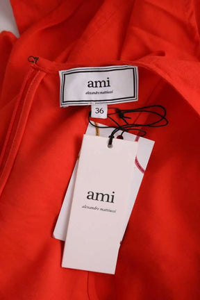 Top sans manche Ami Orange en Synthétique