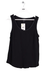 Top sans manche APC Noir en Coton, taille M - Seconde Main