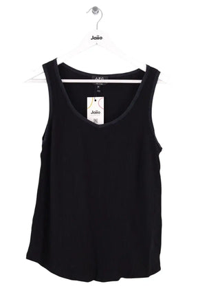 Top sans manche APC Noir en Coton, taille M - Seconde Main