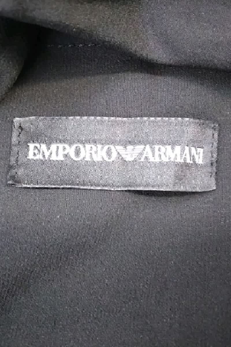 Top sans manche Armani Noir en Polyester