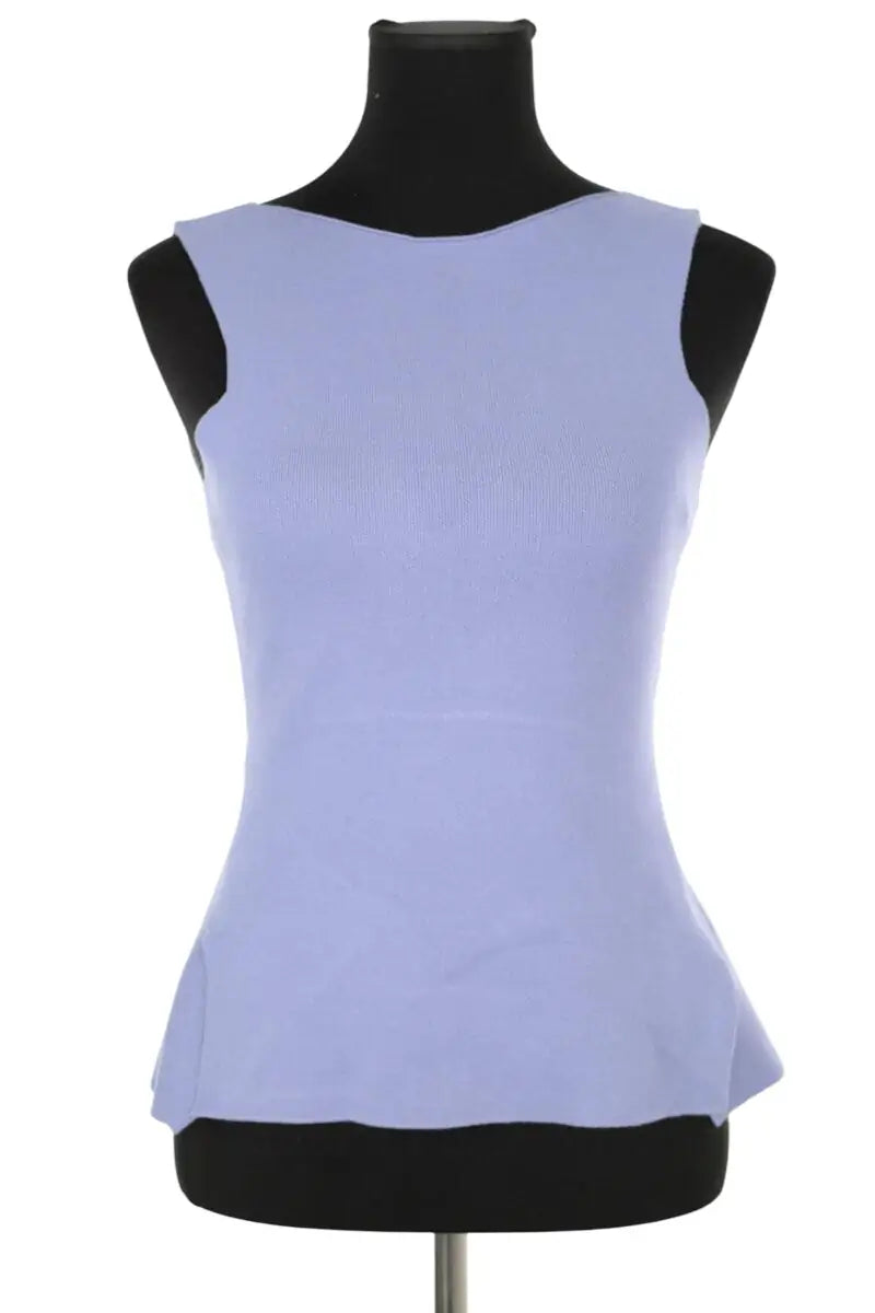 Top sans manche Armani Violet en Synthétique, taille M - Seconde Main