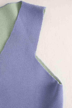 Top sans manche Armani Violet en Synthétique