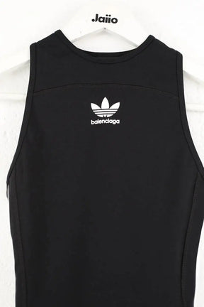 Top sans manche Balenciaga Noir en Viscose