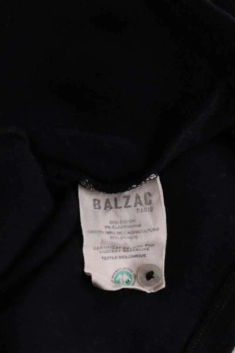 Top sans manche Balzac Oria Noir en Coton