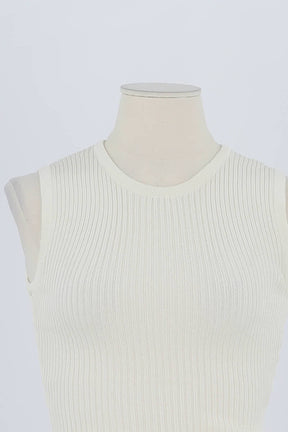Top sans manche Barbara Bui Blanc en Viscose