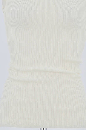 Top sans manche Barbara Bui Blanc en Viscose