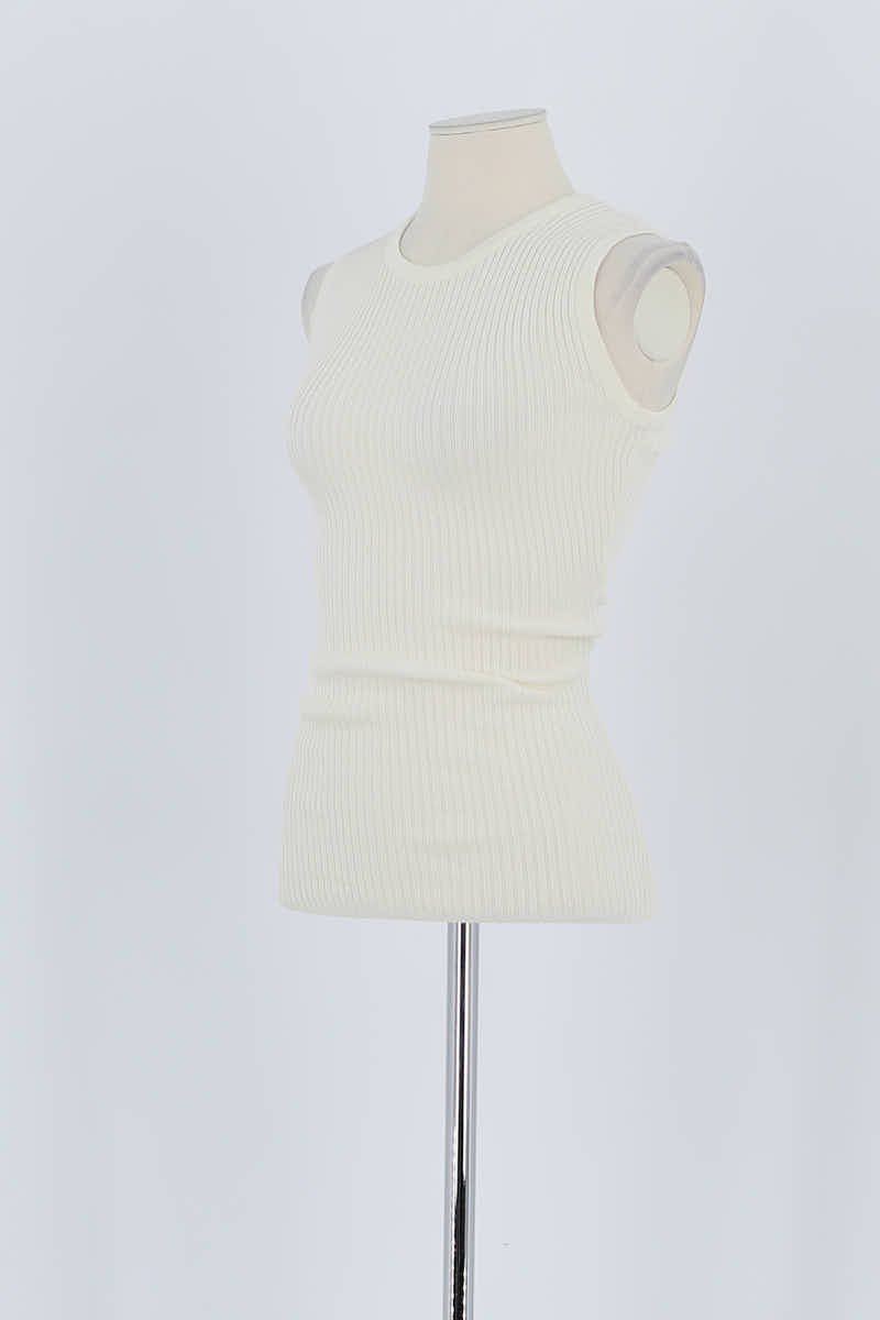 Top sans manche Barbara Bui Blanc en Viscose