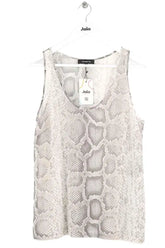 Top sans manche Barbara Bui Gris en Polyester, taille M - Seconde Main
