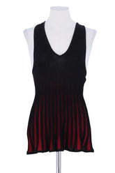 Top sans manche Barbara Bui Noir en Viscose, taille XS - Seconde Main