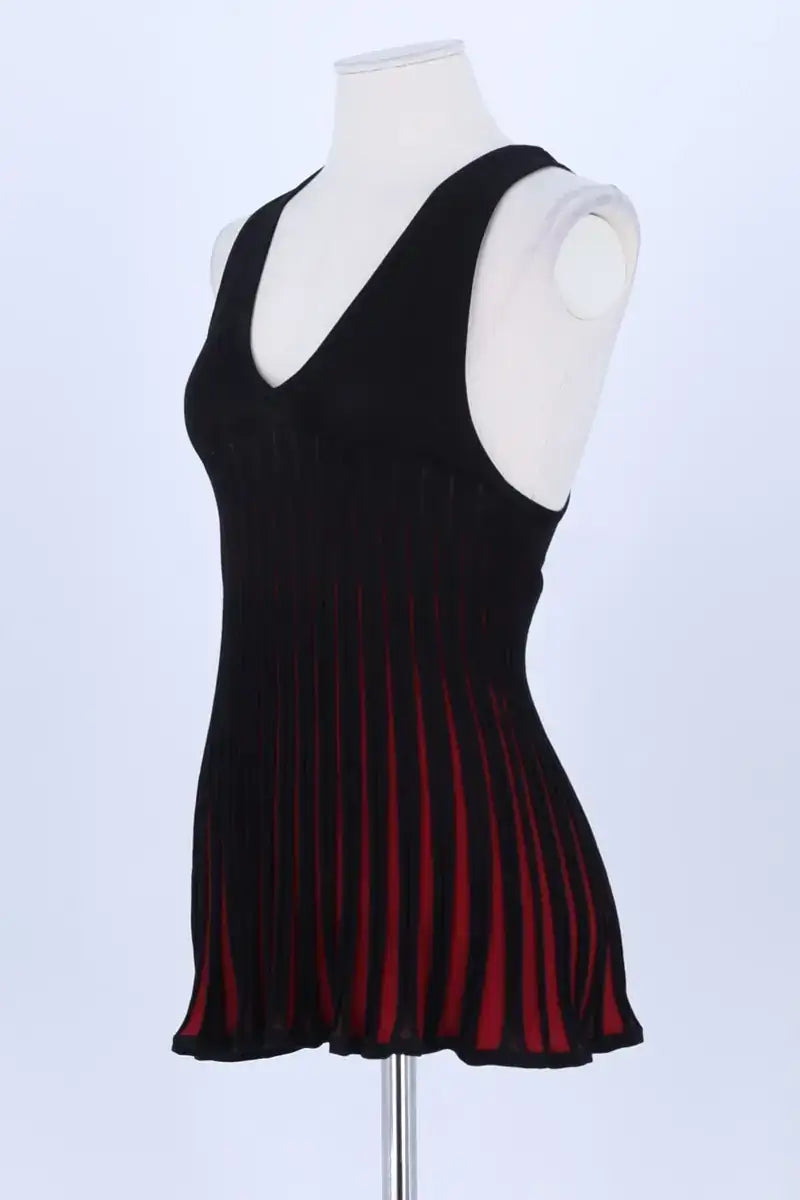 Top sans manche Barbara Bui Noir en Viscose