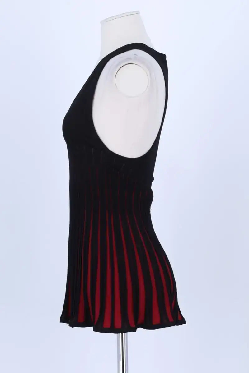 Top sans manche Barbara Bui Noir en Viscose
