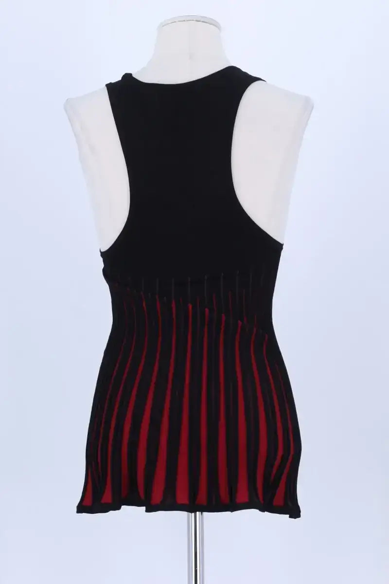 Top sans manche Barbara Bui Noir en Viscose