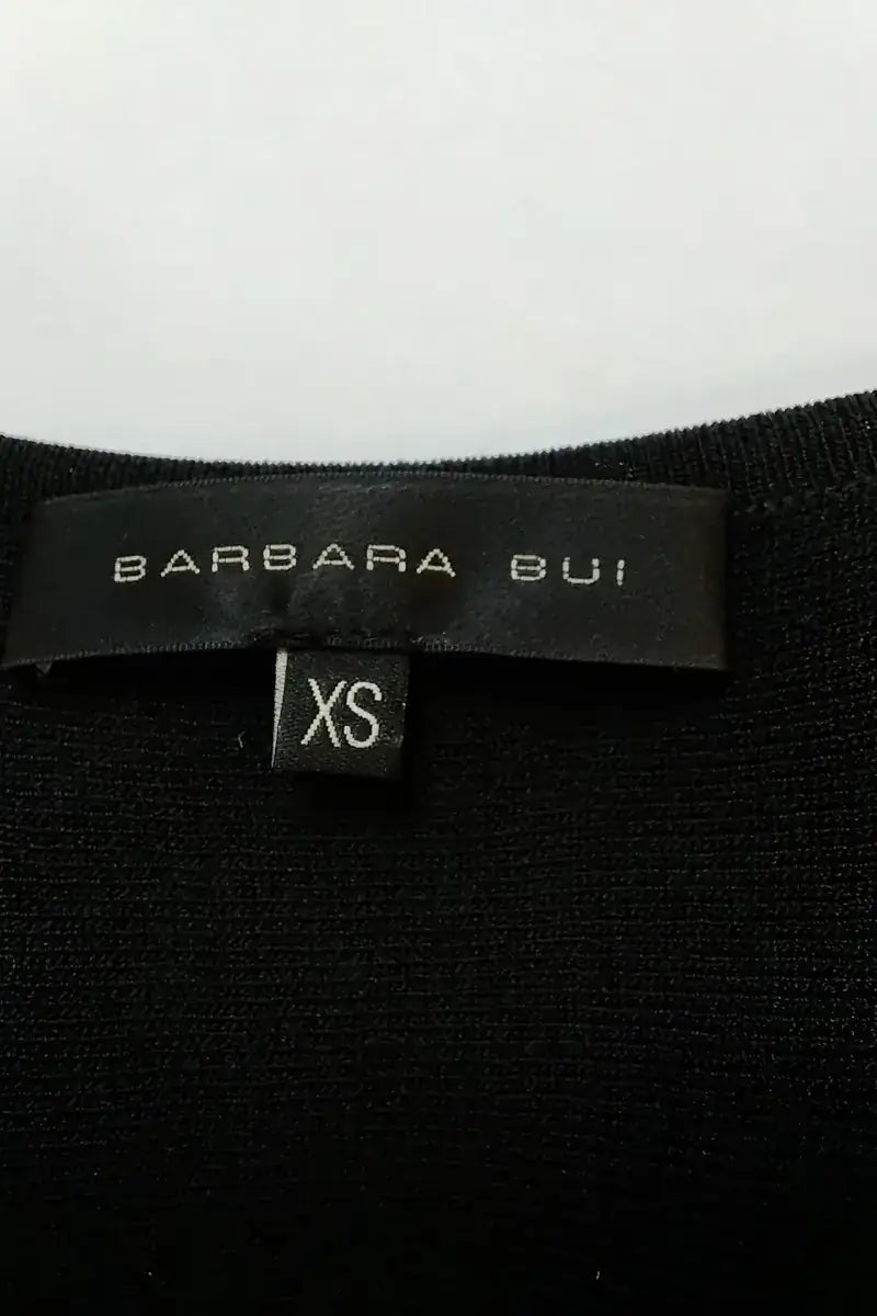 Top sans manche Barbara Bui Noir en Viscose