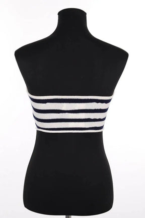 Top sans manche Barrie Ecru en Cachemire