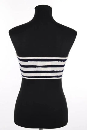 Top sans manche Barrie Ecru en Cachemire