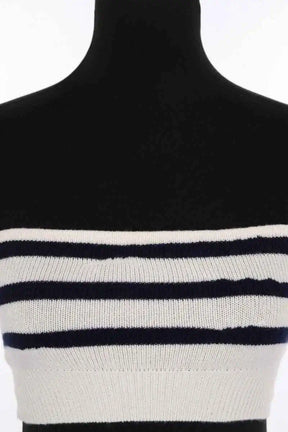 Top sans manche Barrie Ecru en Cachemire