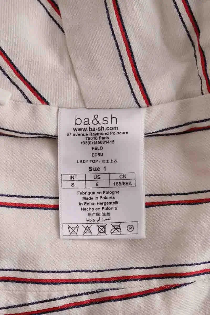 Top sans manche Ba&Sh Beige en Coton