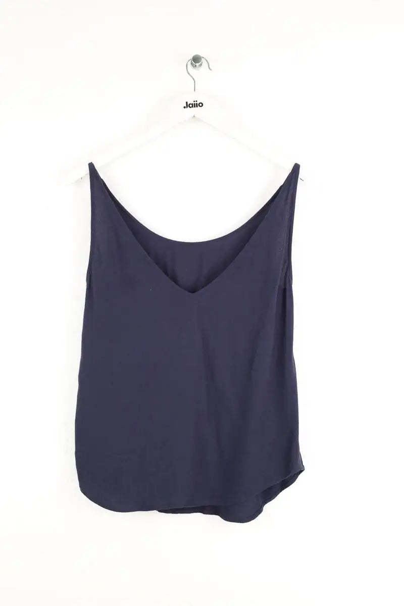 Top sans manche Ba&Sh Figue Bleu en Viscose