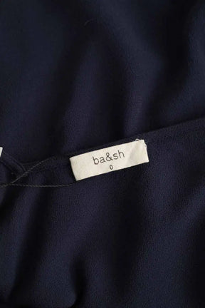 Top sans manche Ba&Sh Figue Bleu en Viscose