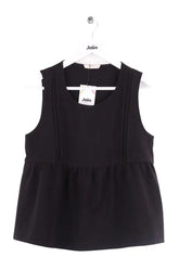 Top sans manche Ba&Sh Noir en Synthétique, taille S - Seconde Main