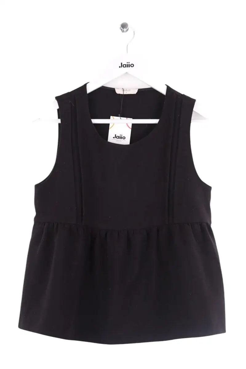 Top sans manche Ba&Sh Noir en Synthétique, taille S - Seconde Main