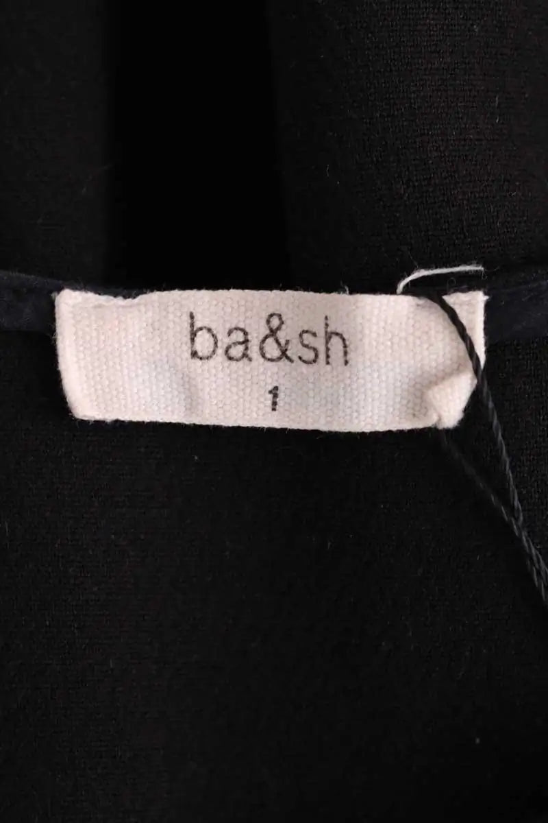 Top sans manche Ba&Sh Noir en Synthétique