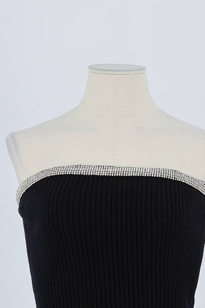 Top sans manche Bash Noir en Viscose