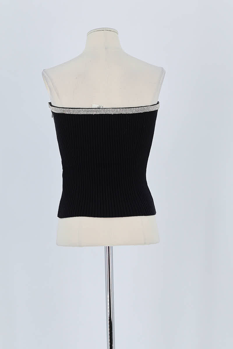 Top sans manche Bash Noir en Viscose