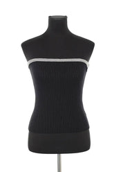 Top sans manche Bash Noir en Viscose, taille M - Seconde Main