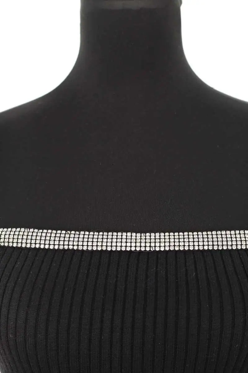 Top sans manche Bash Noir en Viscose