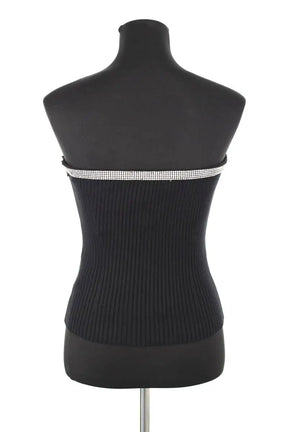 Top sans manche Bash Noir en Viscose