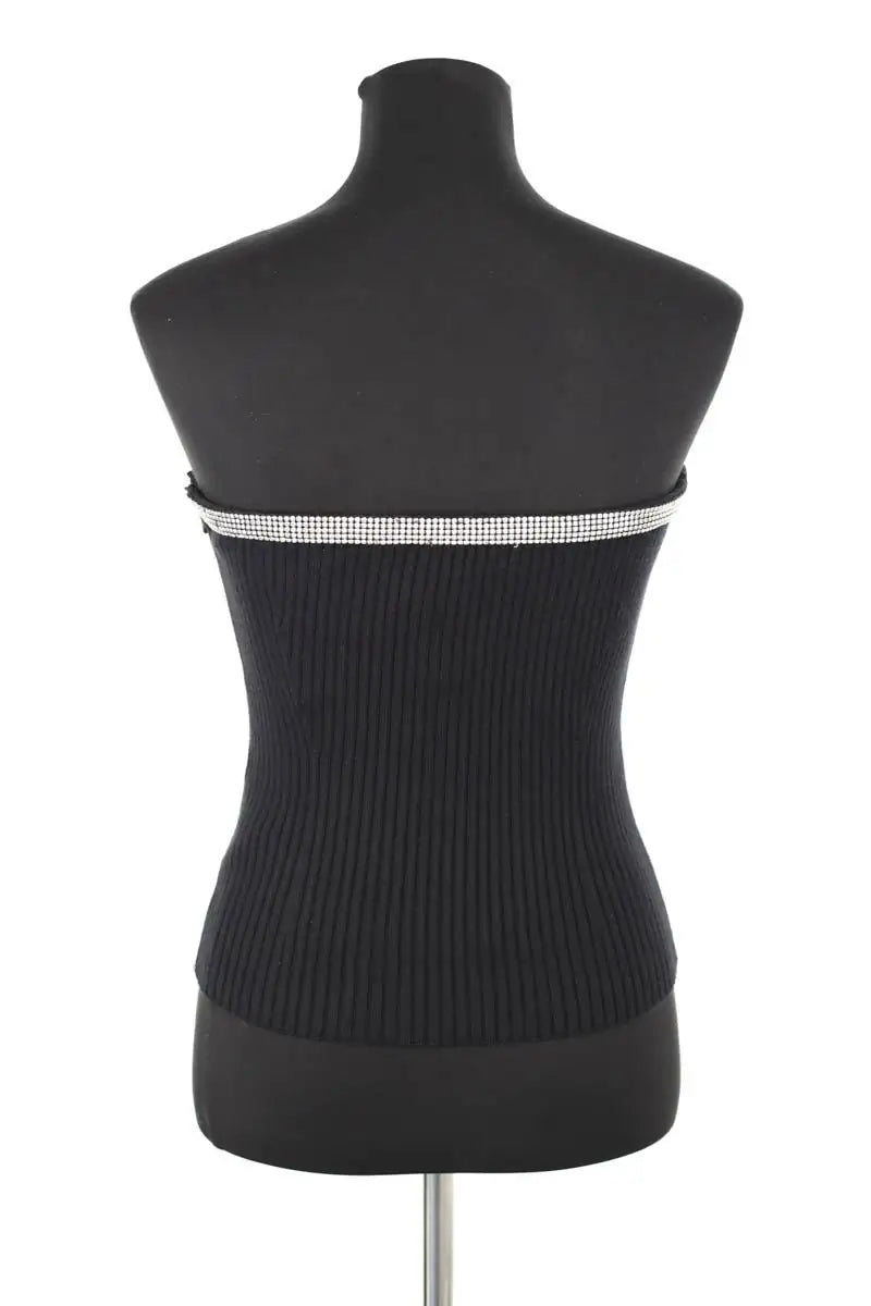 Top sans manche Bash Noir en Viscose