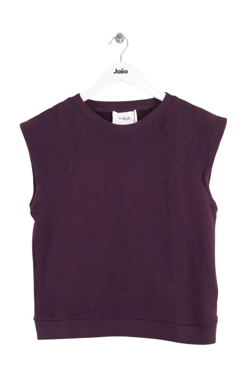 Top sans manche Ba&Sh Violet en Coton, taille S - Seconde Main