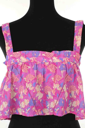Top sans manche Berenice Tristy Rose en Coton