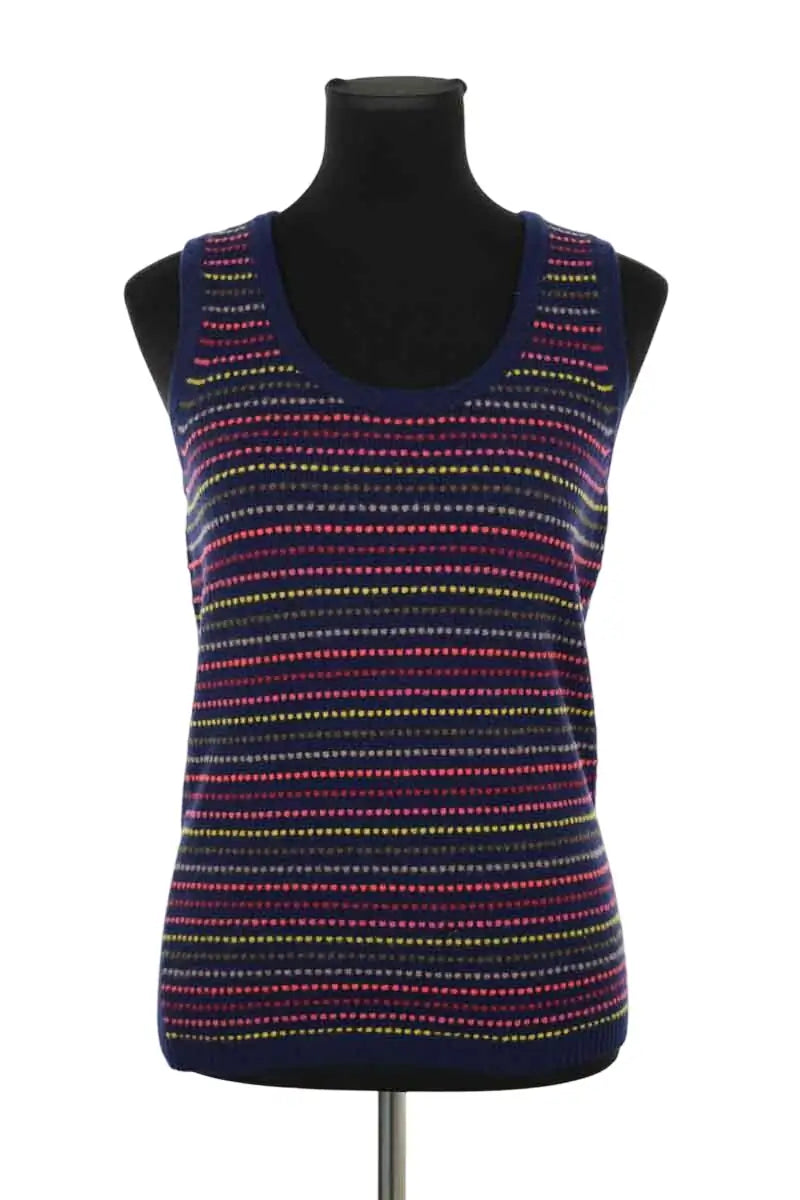 Top sans manche Boden Marine en Coton, taille M - Seconde Main