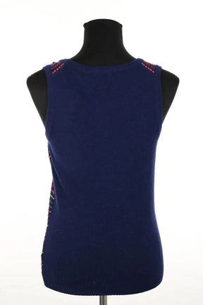 Top sans manche Boden Marine en Coton