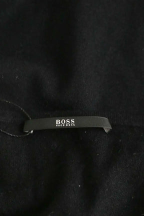 Top sans manche Boss Noir en Soie