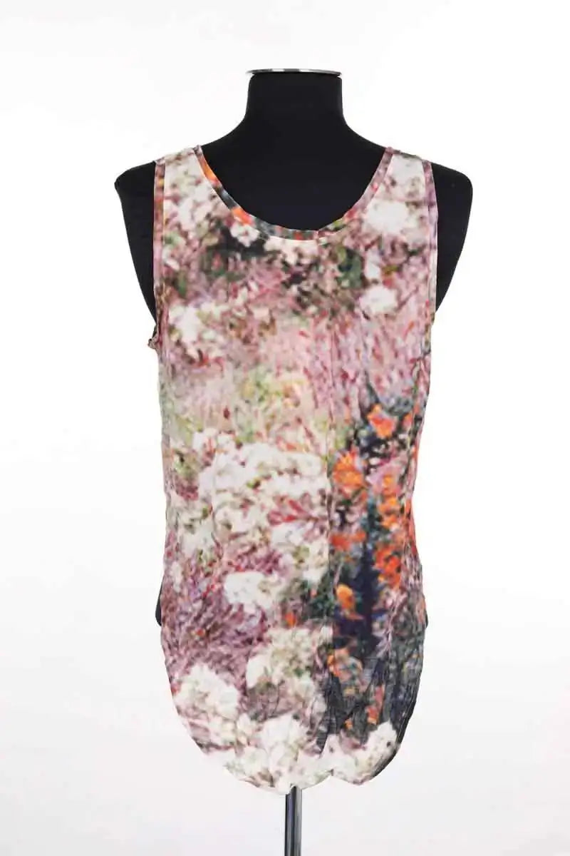 Top sans manche Carven Multicolore en Coton