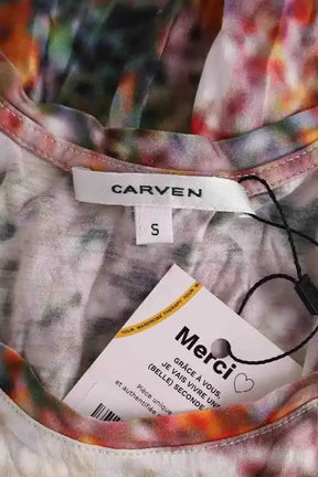 Top sans manche Carven Multicolore en Coton