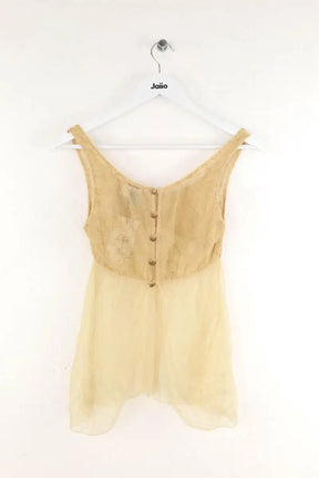 Top sans manche Chanel Doré en Synthétique
