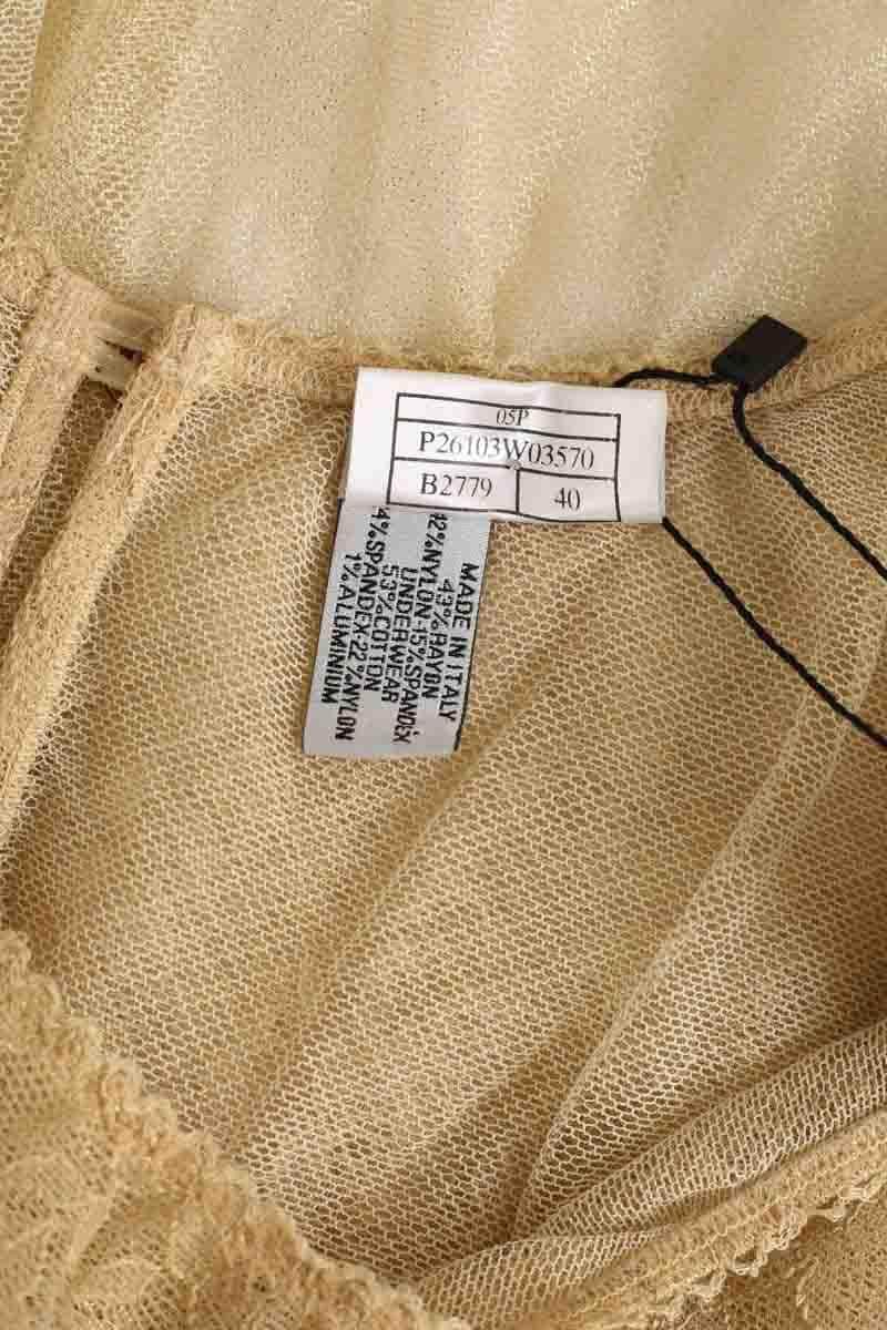 Top sans manche Chanel Doré en Synthétique