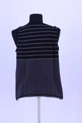 Top sans manche Chanel Noir en Cachemire