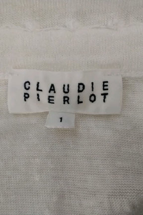 Top sans manche Claudie Pierlot Blanc en Lin