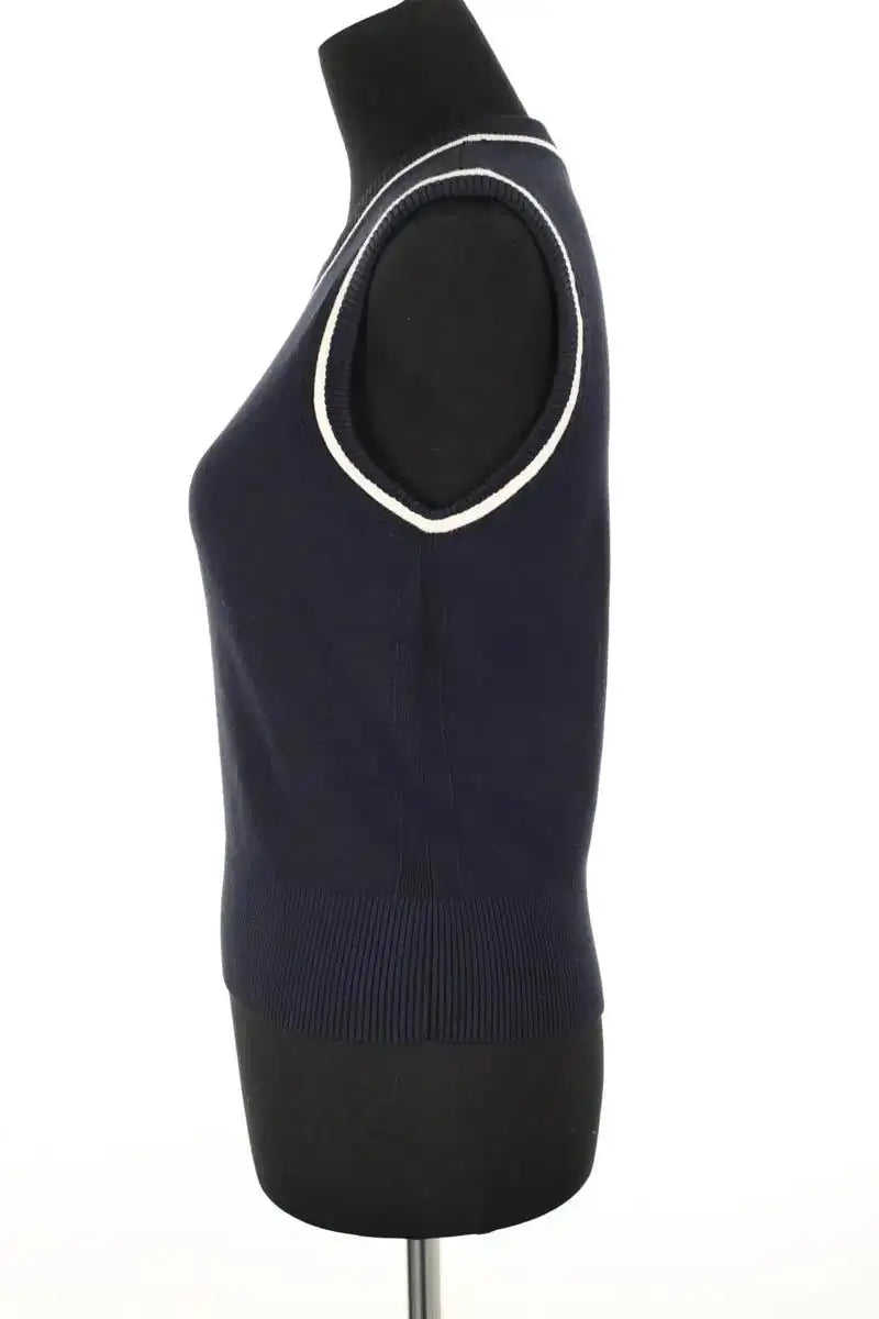 Top sans manche Claudie Pierlot Bleu en Viscose