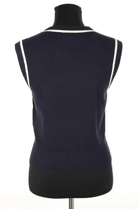 Top sans manche Claudie Pierlot Bleu en Viscose