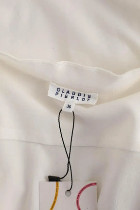 Top sans manche Claudie Pierlot Boreal Blanc en Polyester