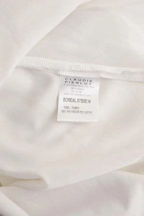 Top sans manche Claudie Pierlot Boreal Blanc en Polyester