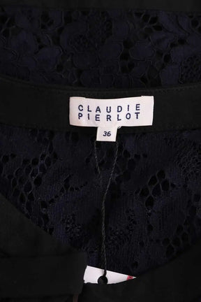 Top sans manche Claudie Pierlot Marine en Coton