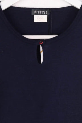 Top sans manche Claudie Pierlot Marine en Coton